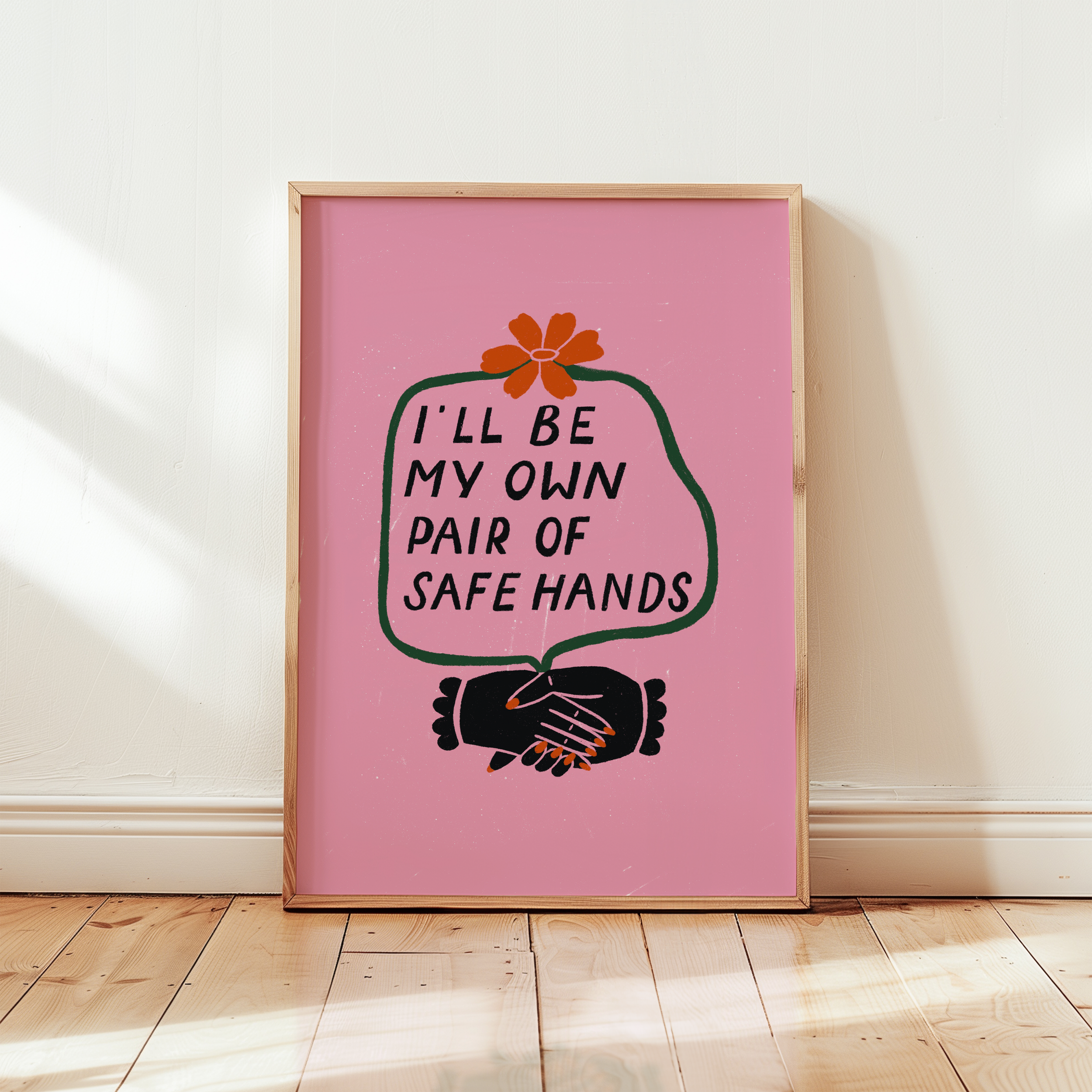 I'll Be My Own Pair Of Safe Hands - Olivia Dean | Art Print