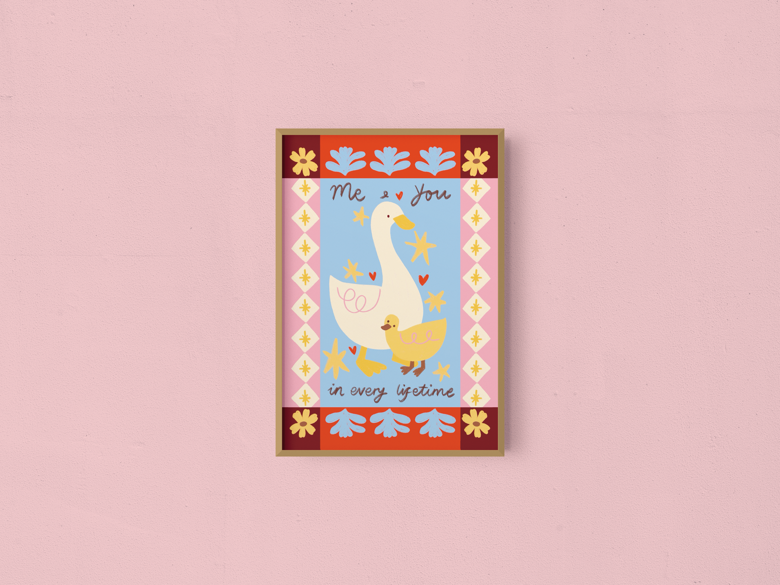 ME & YOU IN EVERY LIFETIME | Art Print