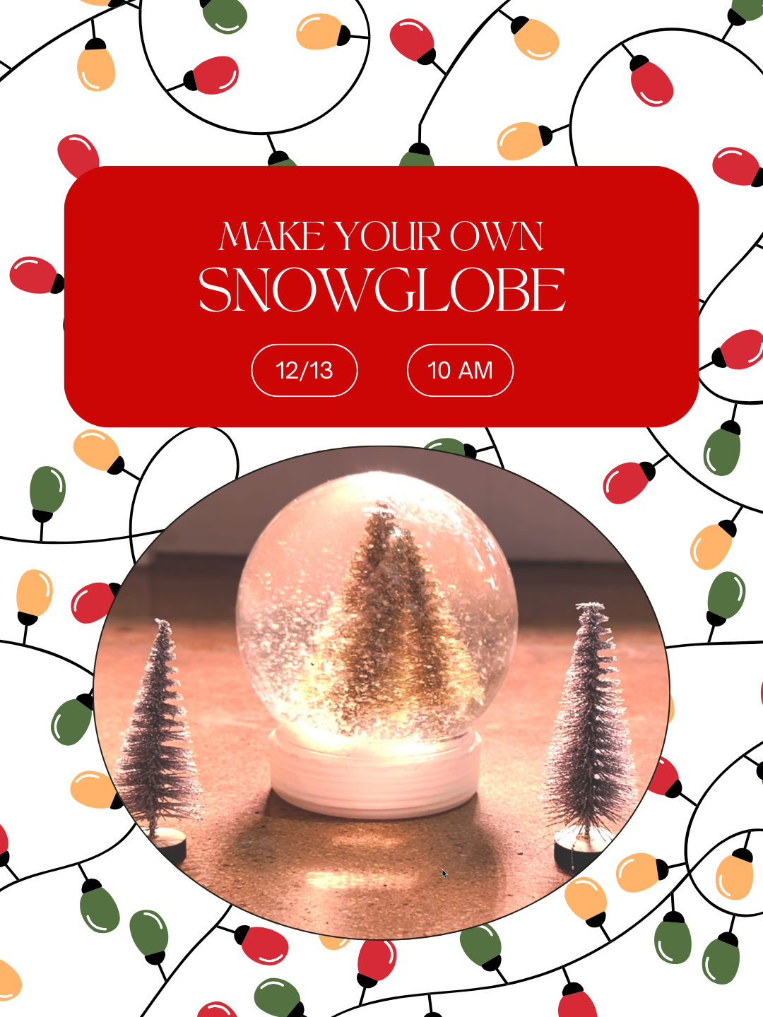 Kids Workshop: Make Your Own Snowglobe