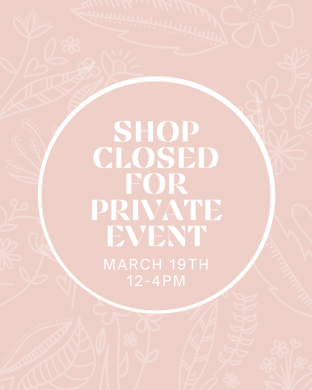 Closed for Private Event