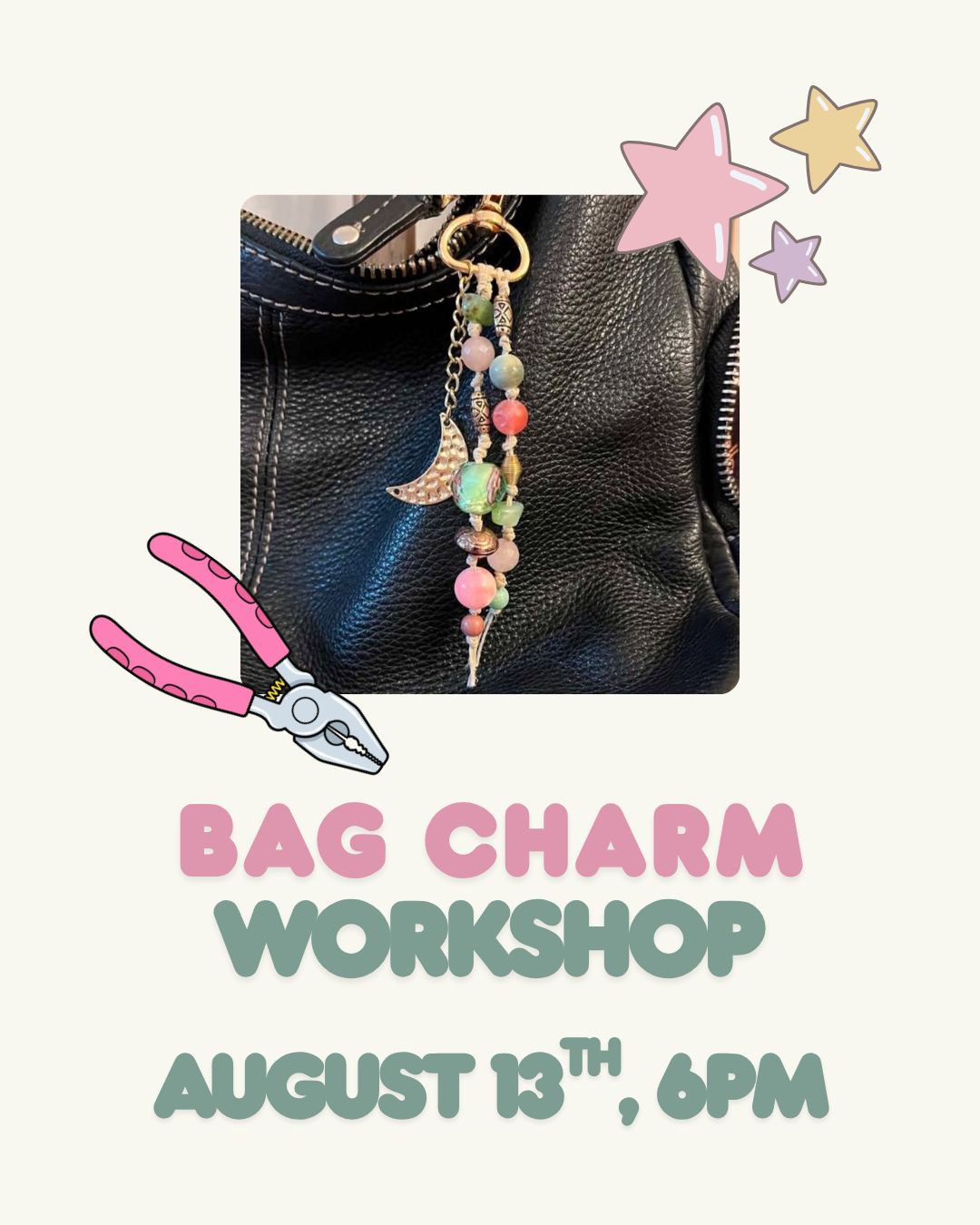 Beaded Bag Charms