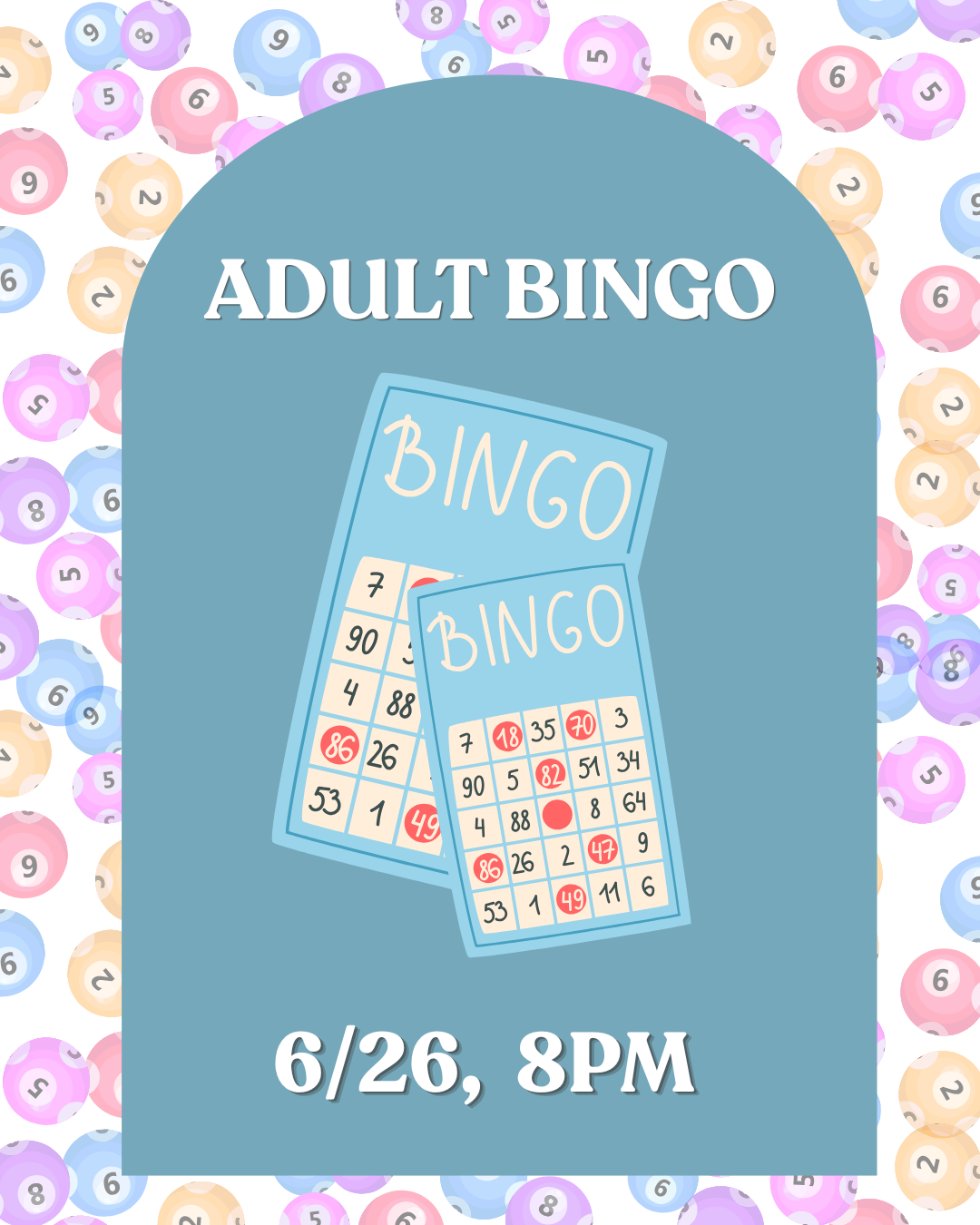 Bingo Night - Adults Only