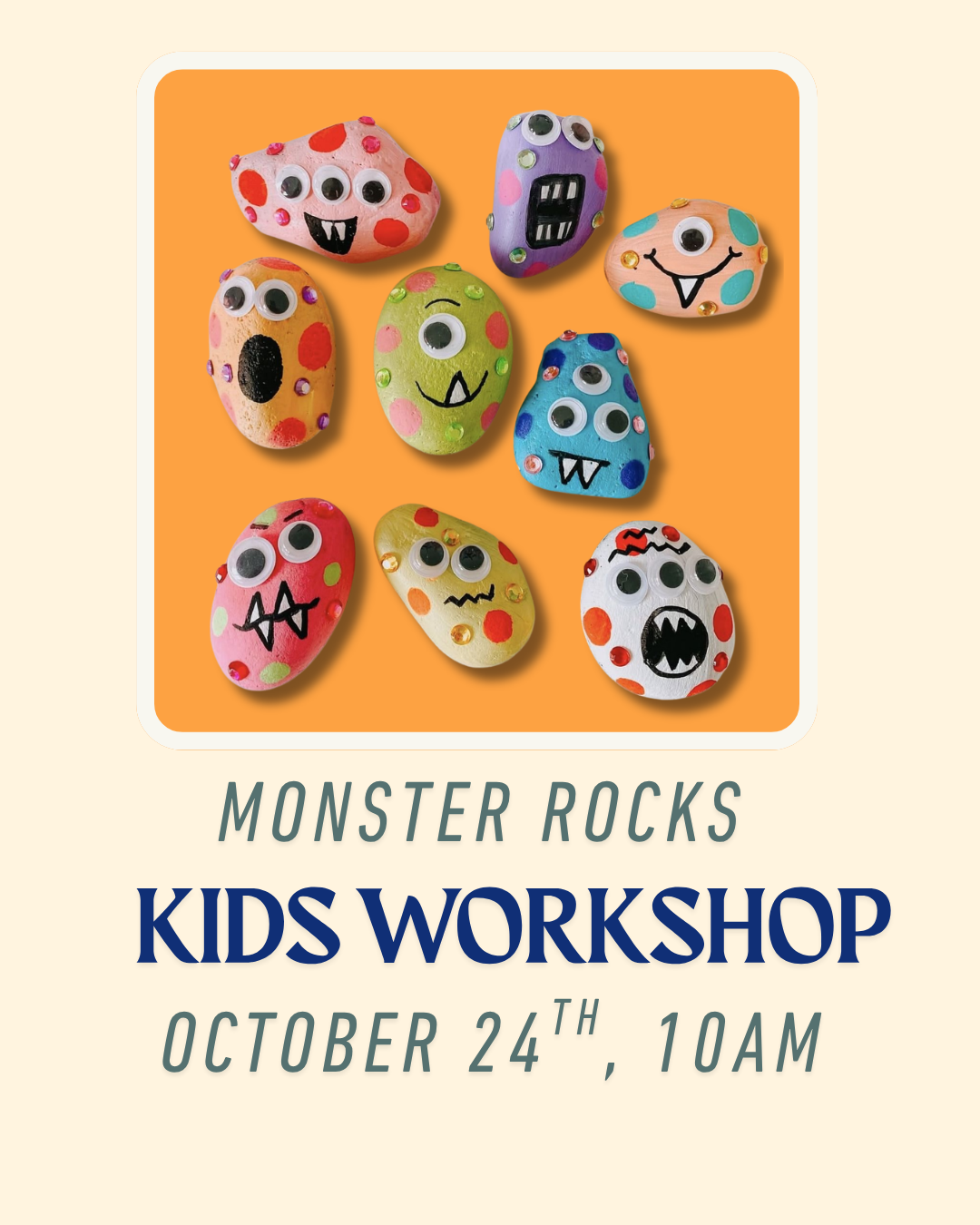 Kids 'Monster Rocks' Workshop