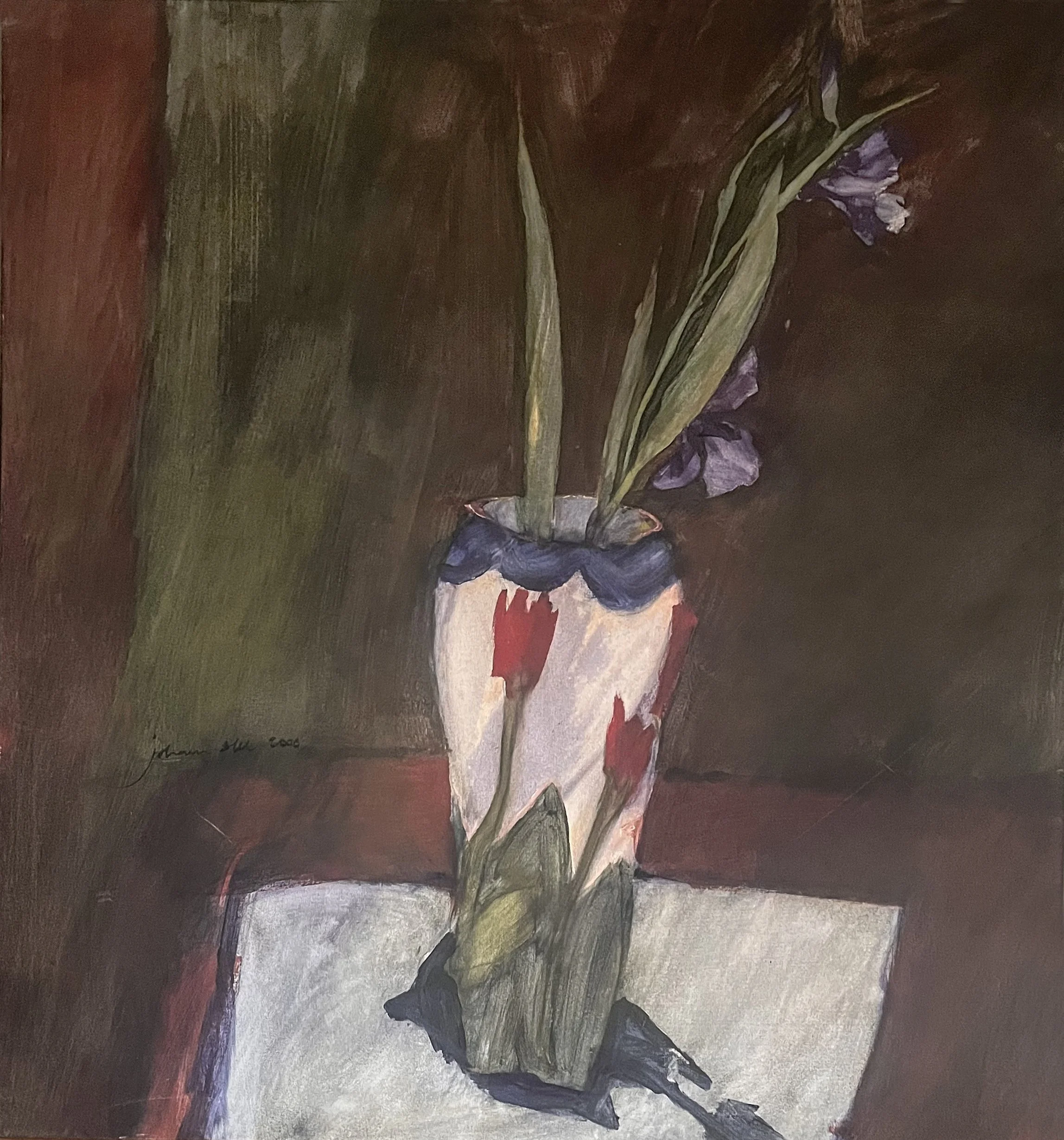 Irises in Tulip vase.jpg