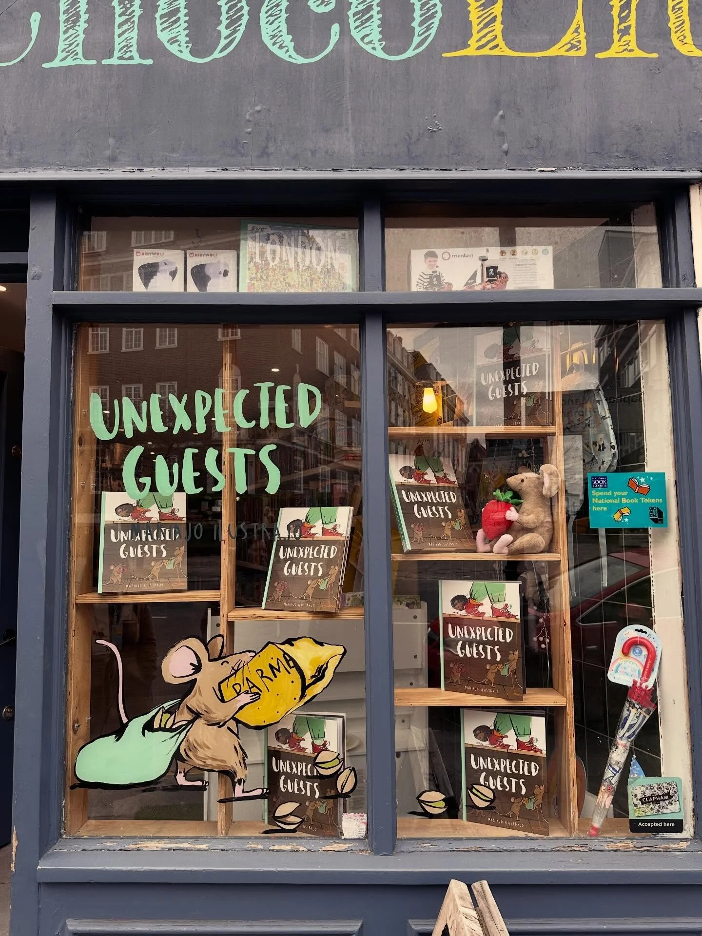 Window #2 on Monday at the lovely @chocolitsw4 
#unexpectedguest @flcbooks @quartokids