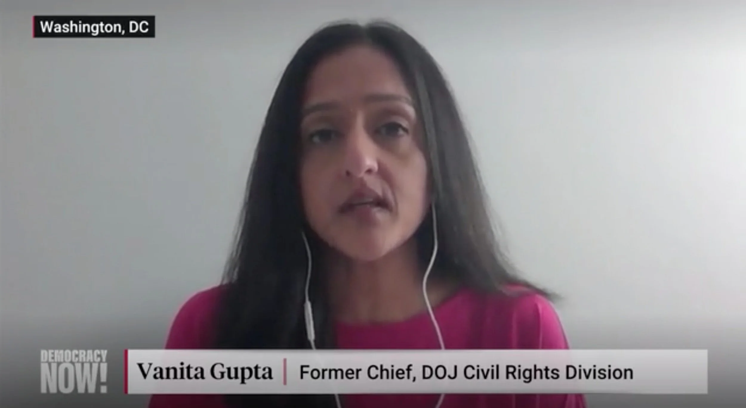 PBS: Democracy Now – Interview with Vanita Gupta