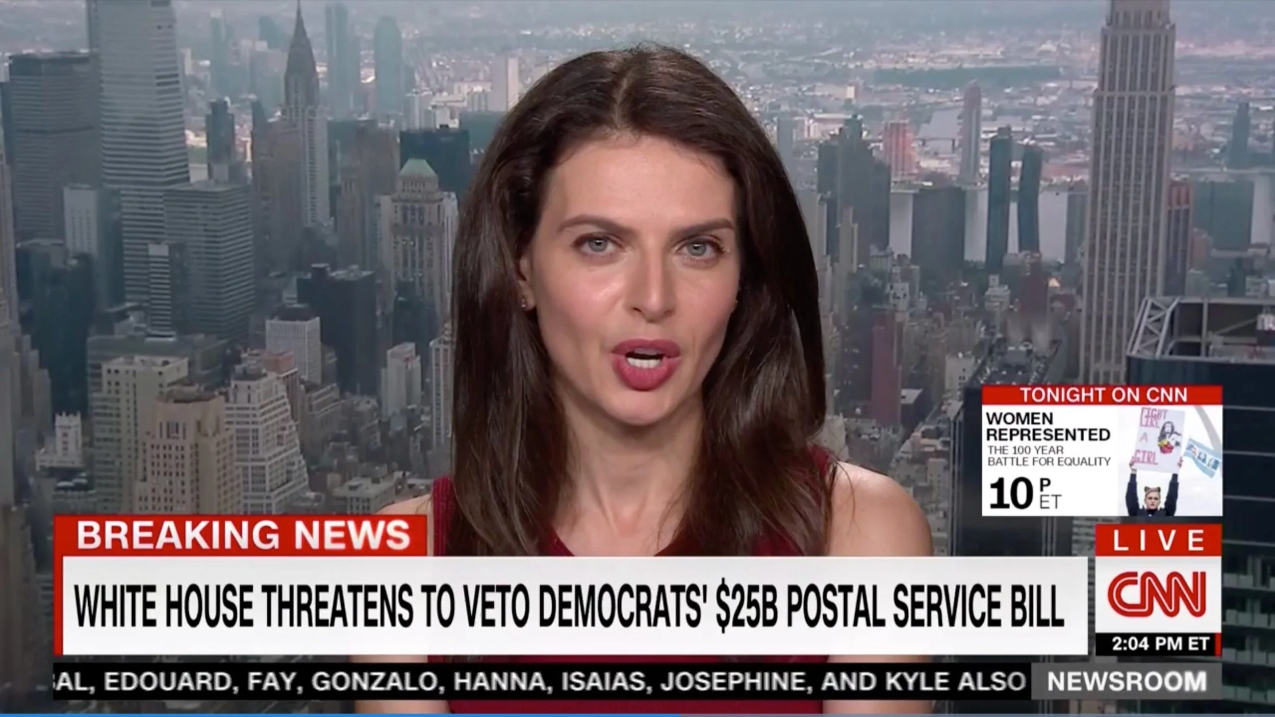 CNN: Protesters Blast Postal Services Changes Ahead of Election.