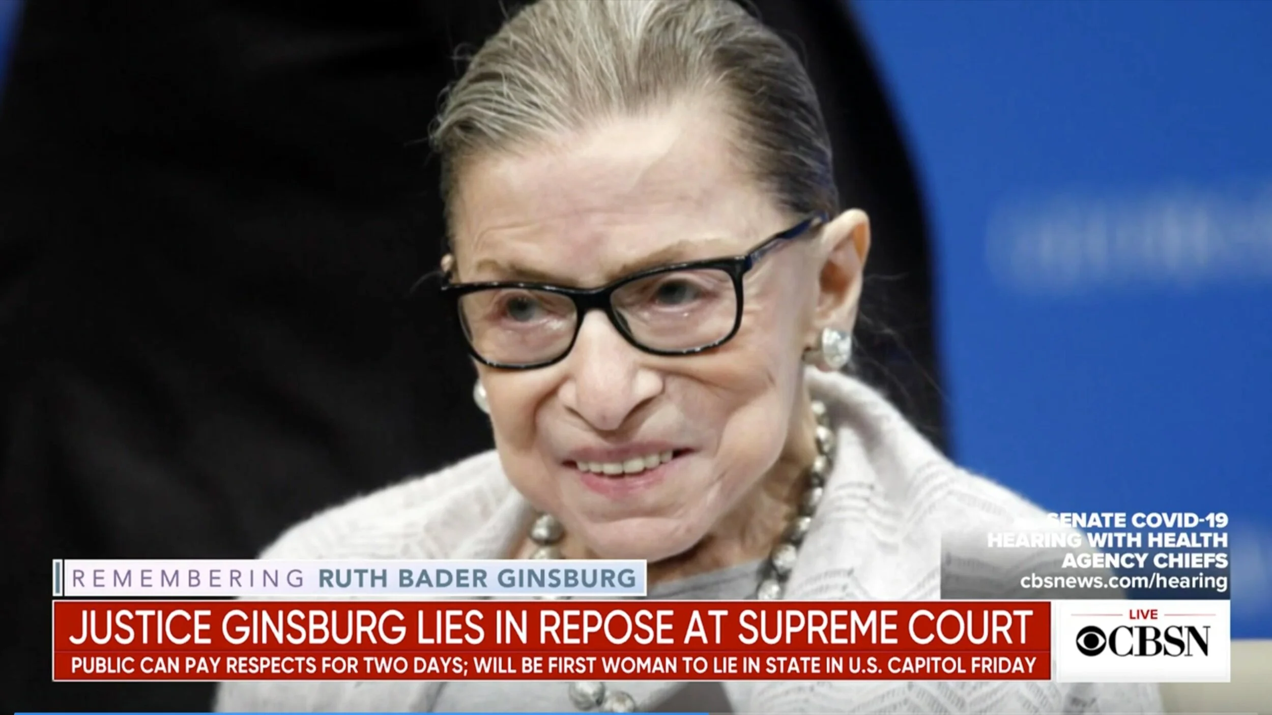 CBSN: Remembering Ruth Bader Ginsburg's life and legacy as she lies in repose