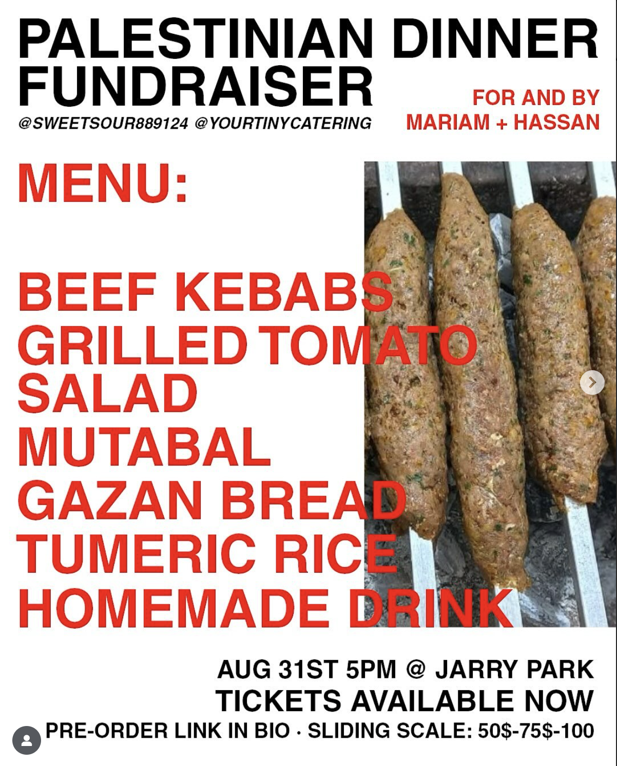 palestinian fundraiser dinner montreal
