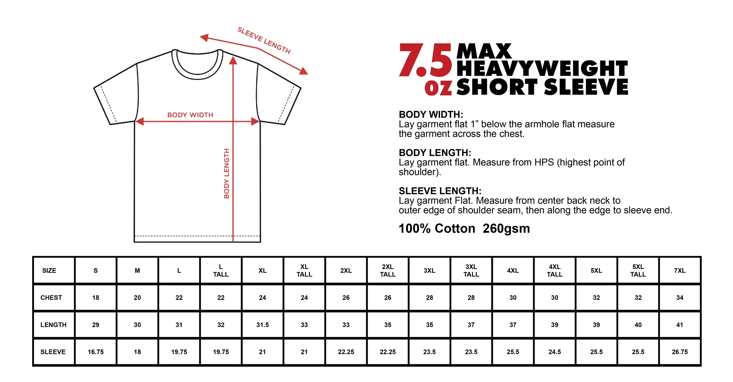 size chart zamalek tees.webp
