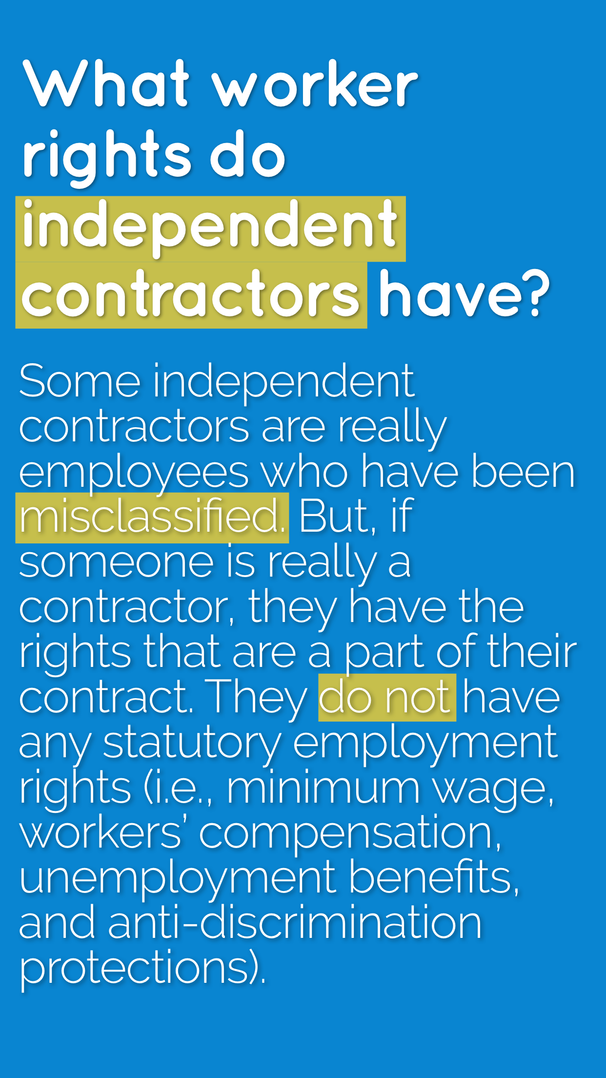 Worker Rights Infographic