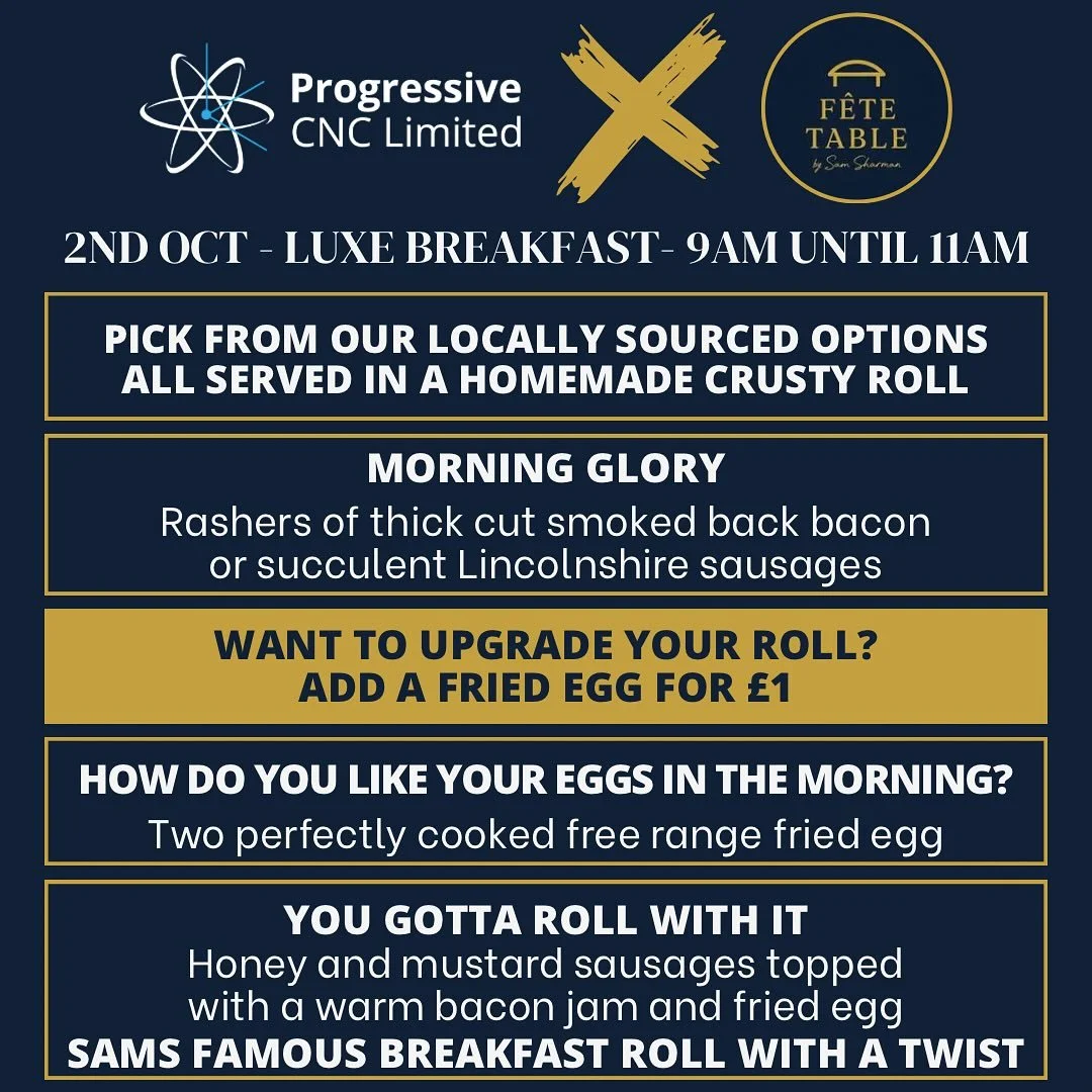 WE&rsquo;VE GOT AN ANNOUNCEMENT &amp; IF YOU LIVE OR WORK IN BRETTON YOU GET CHANCE TO EXPERIENCE IT FIRST! 👇

We are delighted to announce we are now serving breakfast; from traditional to Sam&rsquo;s breakfast roll with a twist; start your day rig