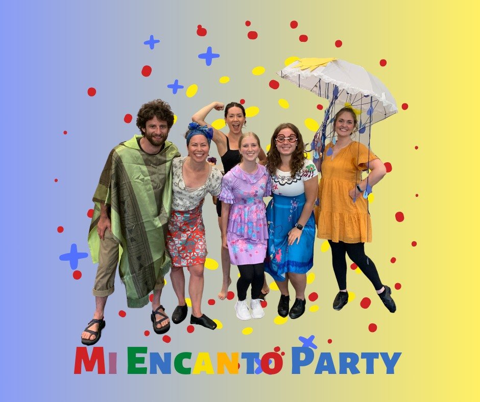 Mi Encanto Dance Party! 🥳

Bailemos, Amigos! Enter the magical world of jazz and tap with lively music from Encanto! Embrace espanol and celebrate your unique, God-given gifts! All are invited to casita PSOD for a performance on the final day!

Atti