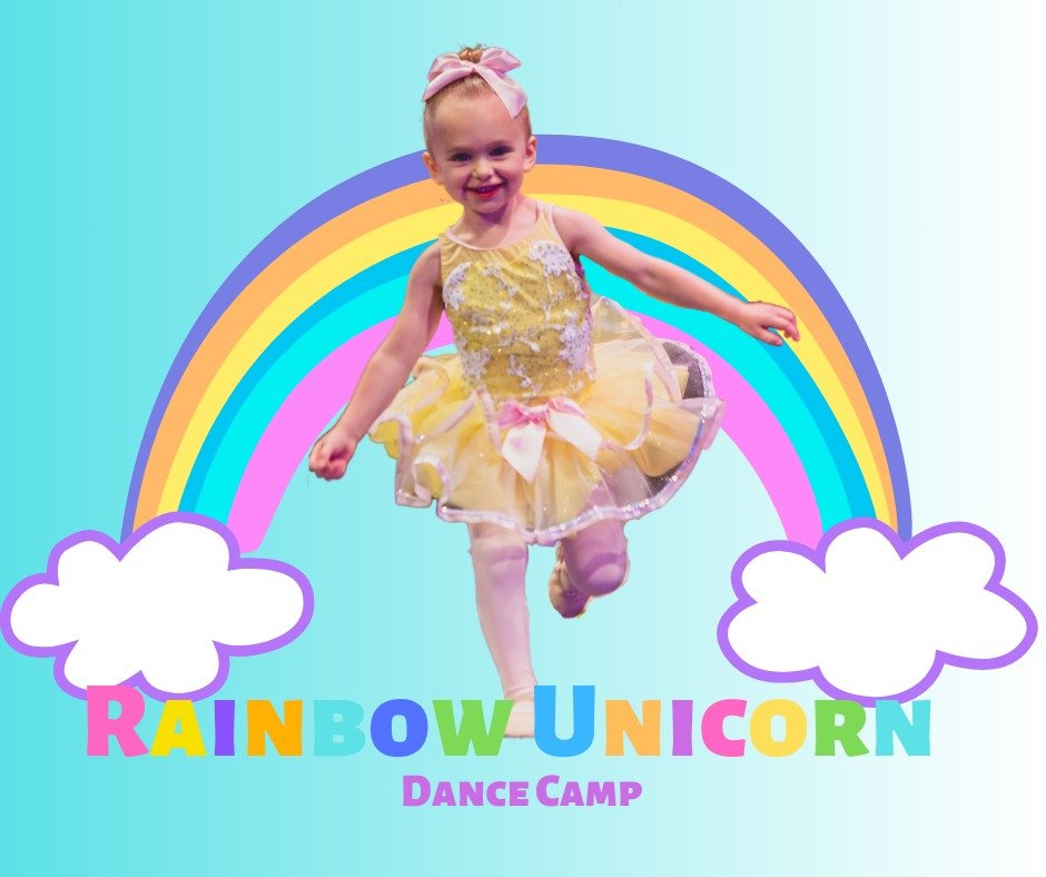 Rainbow Unicorn Dance Camp 🦄

Leap your way into this magical world where all of your unicorn dreams come true! In the playful and loving spirit of the beloved unicorn we will learn ballet, jazz, tap and pop hop moves! Dancers will get creative with