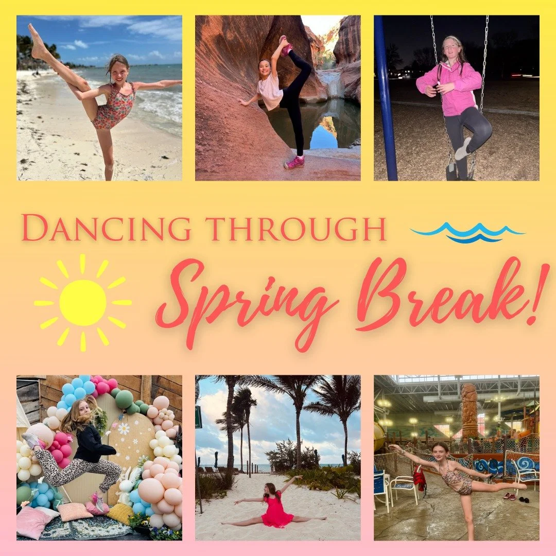 Thank you to everyone who sent us photos of you dancing over Spring Break! We absolutely loved seeing your joy and creativity as you kept dancing wherever you were. 💃🌞 Keep an eye on your inbox&mdash;we&rsquo;ll be drawing the winner of two free re