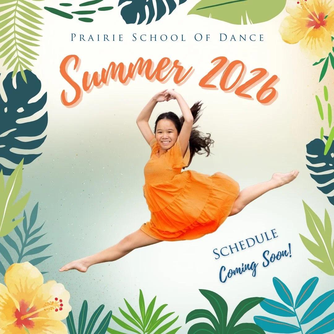 Stay tuned!! Our Summer 2026 Dance Schedule is coming out the end of January! Registration opens February 2nd! 

#summer #summerdance #dancecamp #danceintensive #danceclass
