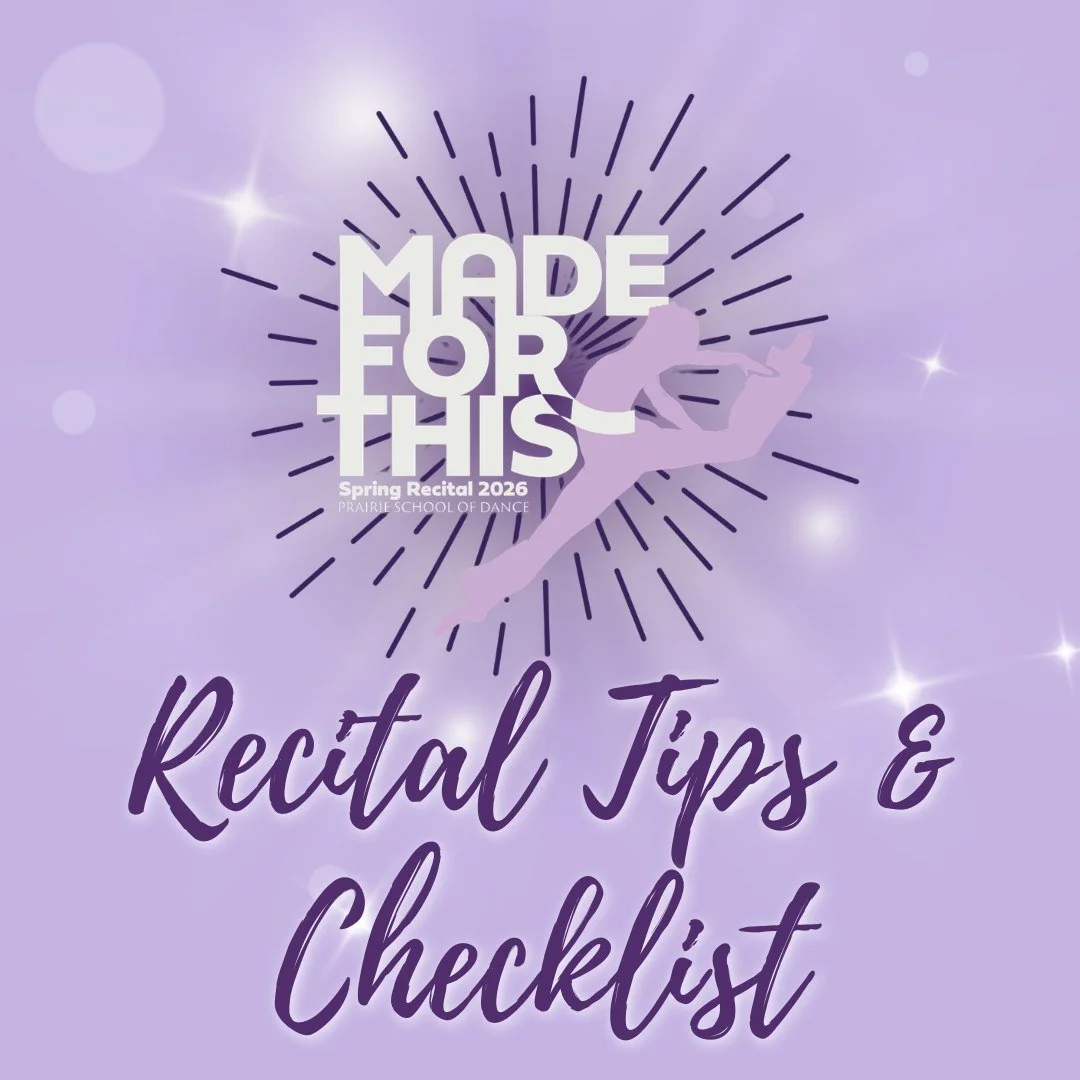 With our Spring Recitals right around the corner we thought we'd share some tips to help everything go smoothly! Start preparing now so you can relax and enjoy your recital day!

#springrecitals #madeforthis #psodrecitals2026 #psodproud #tips #checkl