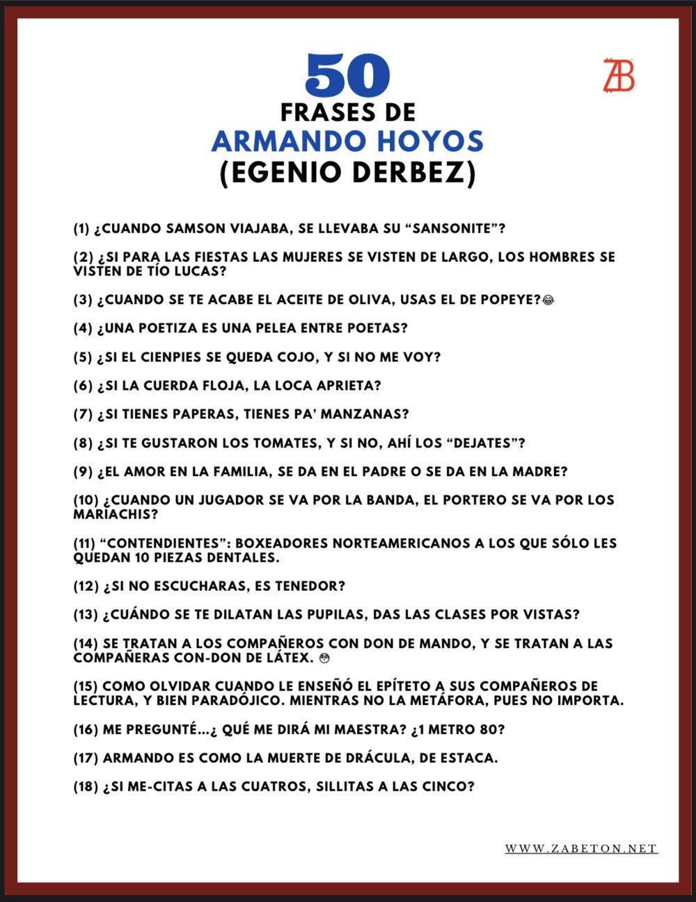 50 Frases de Armando Hoyos en PDF 