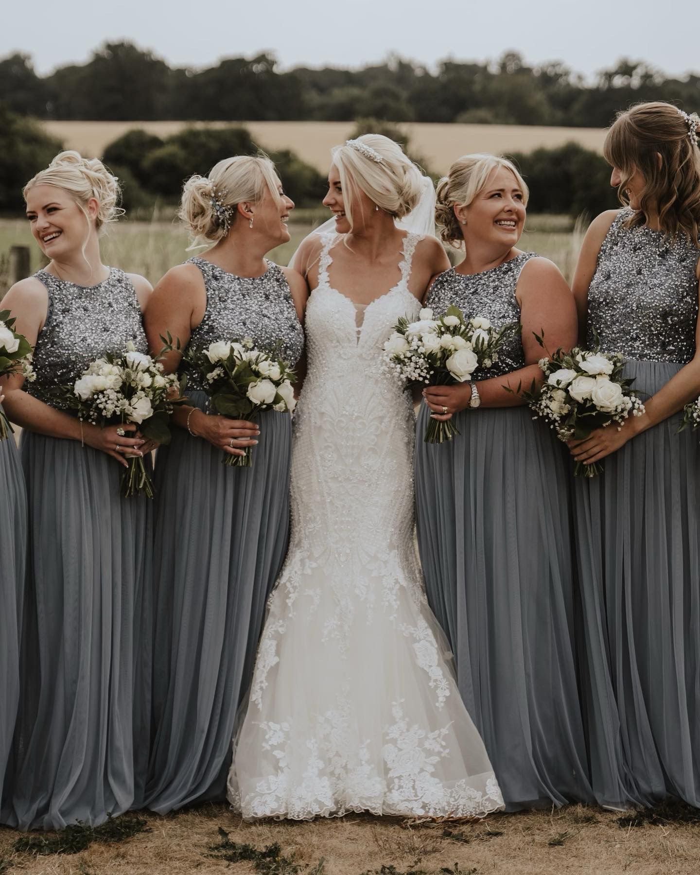 Terri-Rhiannon with her bride tribe