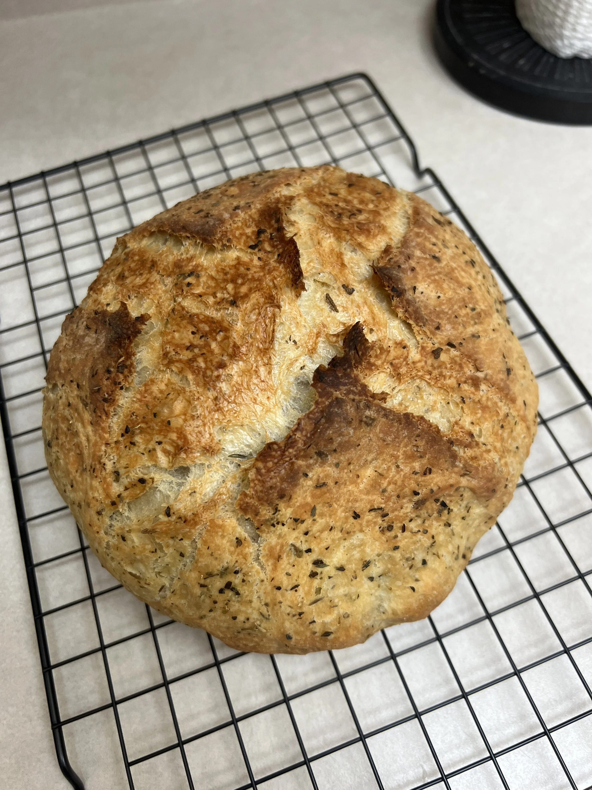 Italian Herb Artisan Bread (Small Round)