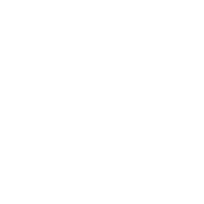 Icon of a stopwatch with a minimalistic design, black background, and white outline.