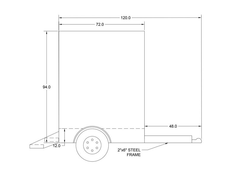 Single Stall Trailer — Royal Restrooms of Georgia