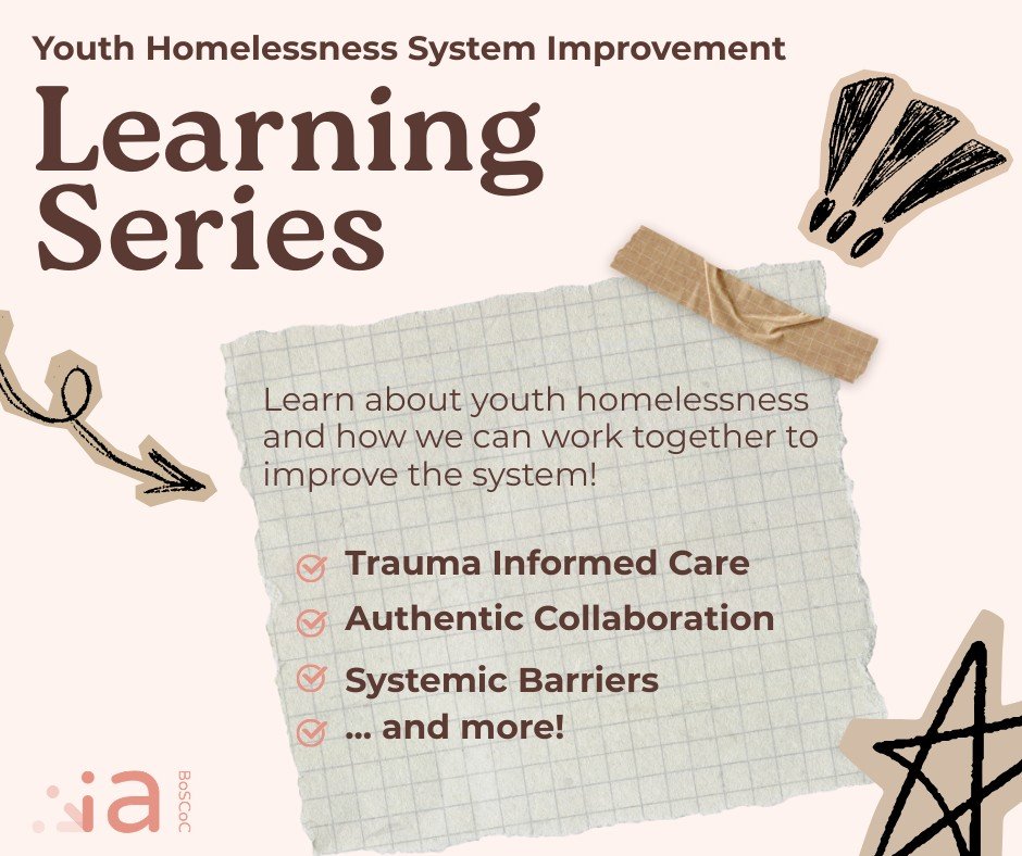 Hearts, stars, horseshoes, clovers, and blue moons, pots of gold, and rainbows, and... learning opportunities! 🌈✨

We&rsquo;d feel extra lucky if you joined us for our Youth Homeless System Improvement (YHSI)  learning series! Trainings and interact