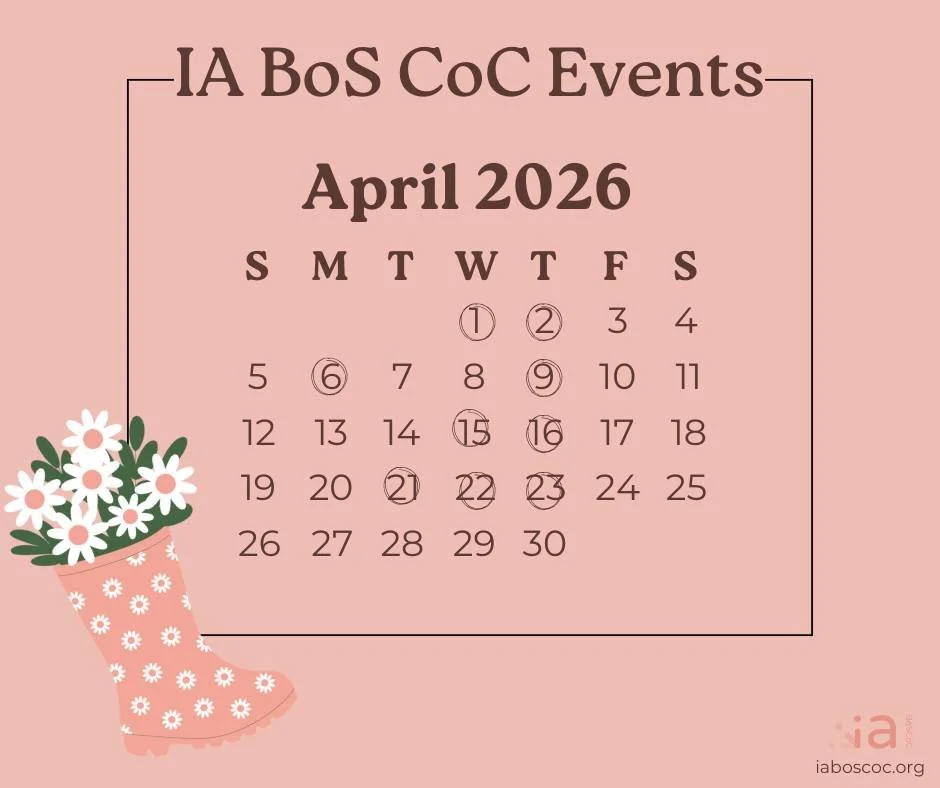 April showers bring lots of learning and networking opportunities! Check out our events and add to you calendar on our website! 

iaboscoc.org/events-meetings-updates