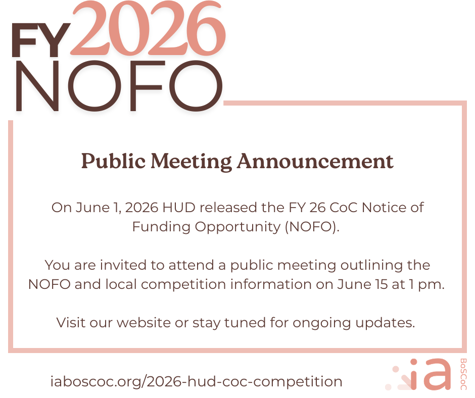 FY 26 NOFO Public Meeting