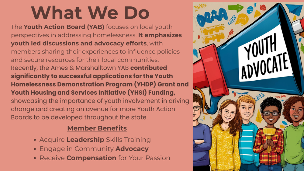 Youth Action Board (YAB) | IA BoS CoC – Uplifting Those Experiencing ...