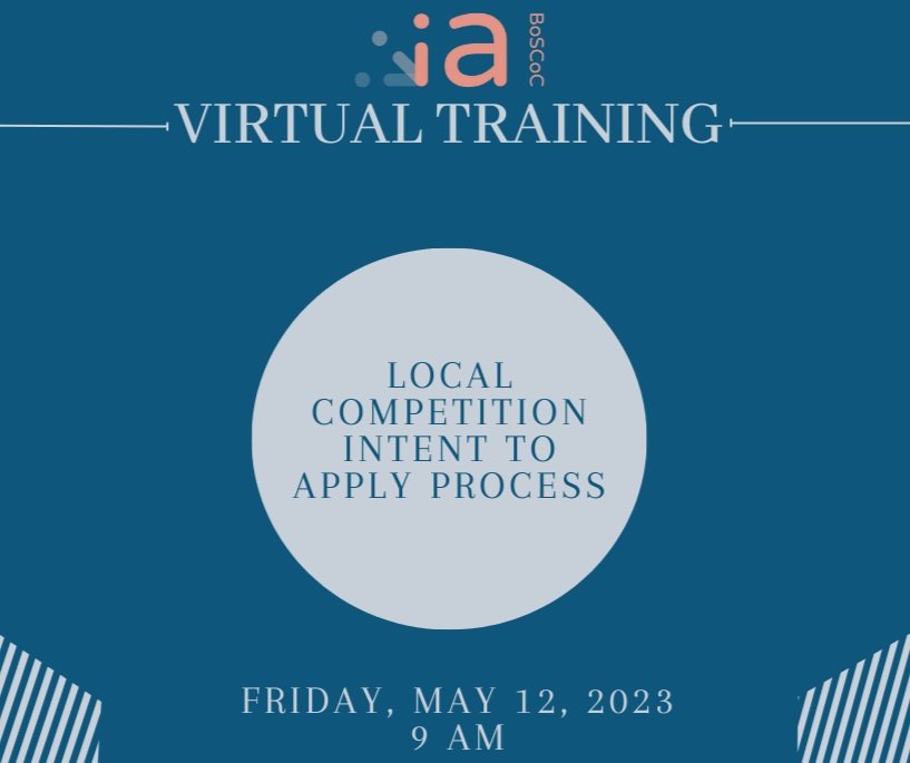 Virtual Training Intent To Apply 2023 — IA BoS CoC