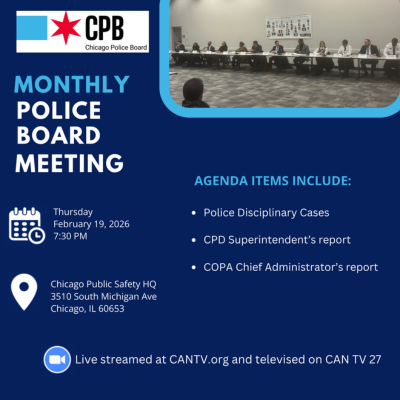 Chicago Police Board Meeting Feb 2026