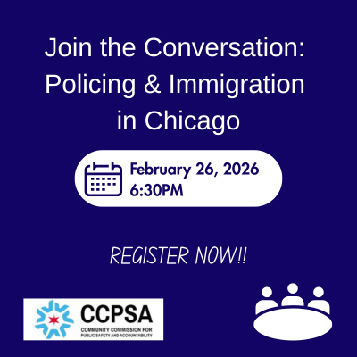 Join the Conversation: Policing &amp; Immigration in Chicago