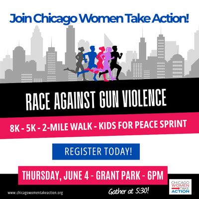 CWTA Race Against Gun Violence Thurs, June 4, 2026- Grant Park - 6PM