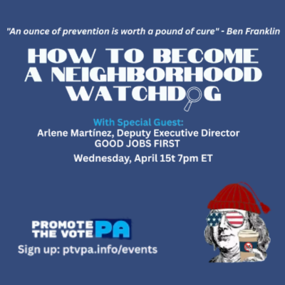 How to Become a Neighborhood Corporate Watchdog