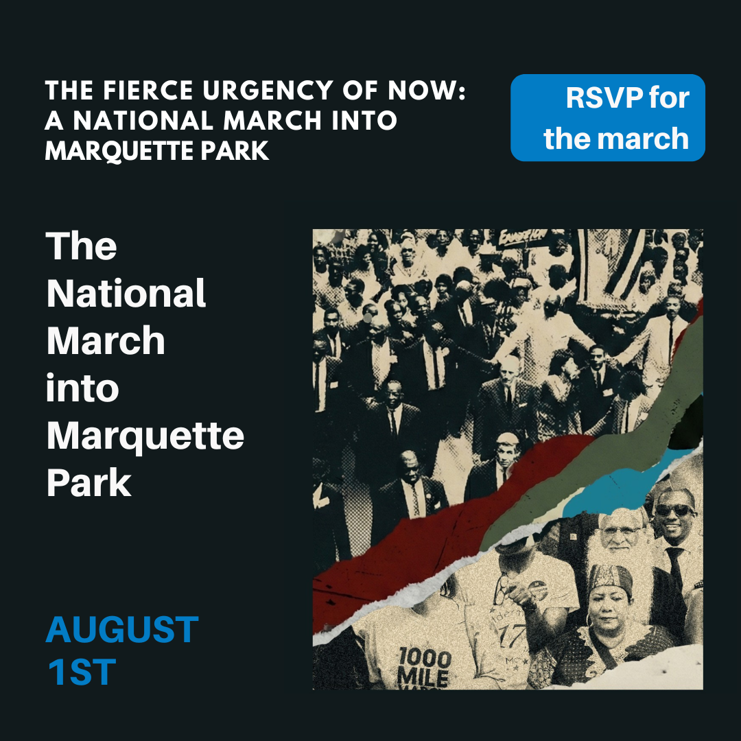 National March in Marquette Park
