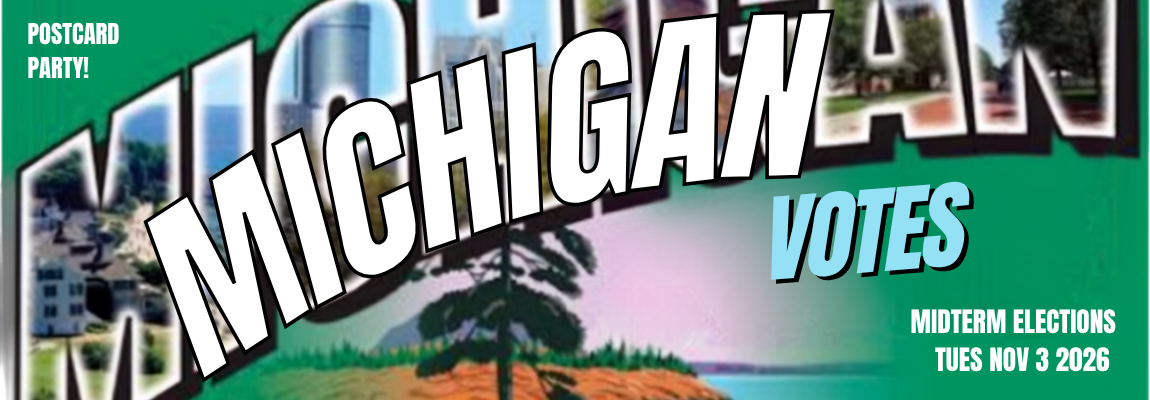 MI VOTES POSTCARD PARTY FOR MIDTERM ELECTIONS 2026