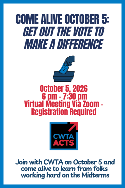Come Alive October 5: Get Out the Vote to Make a Difference