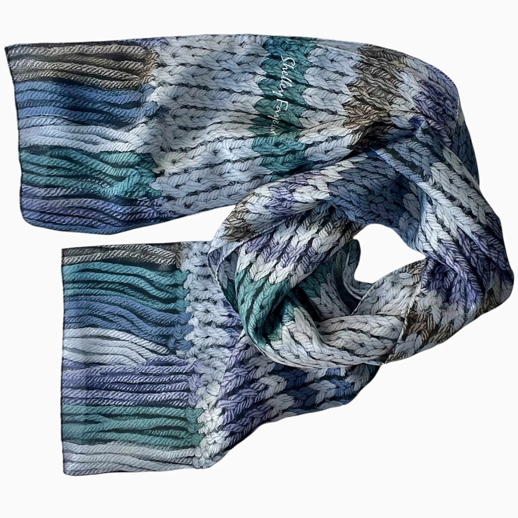 Habotai Silk Long Scarf TLL-001