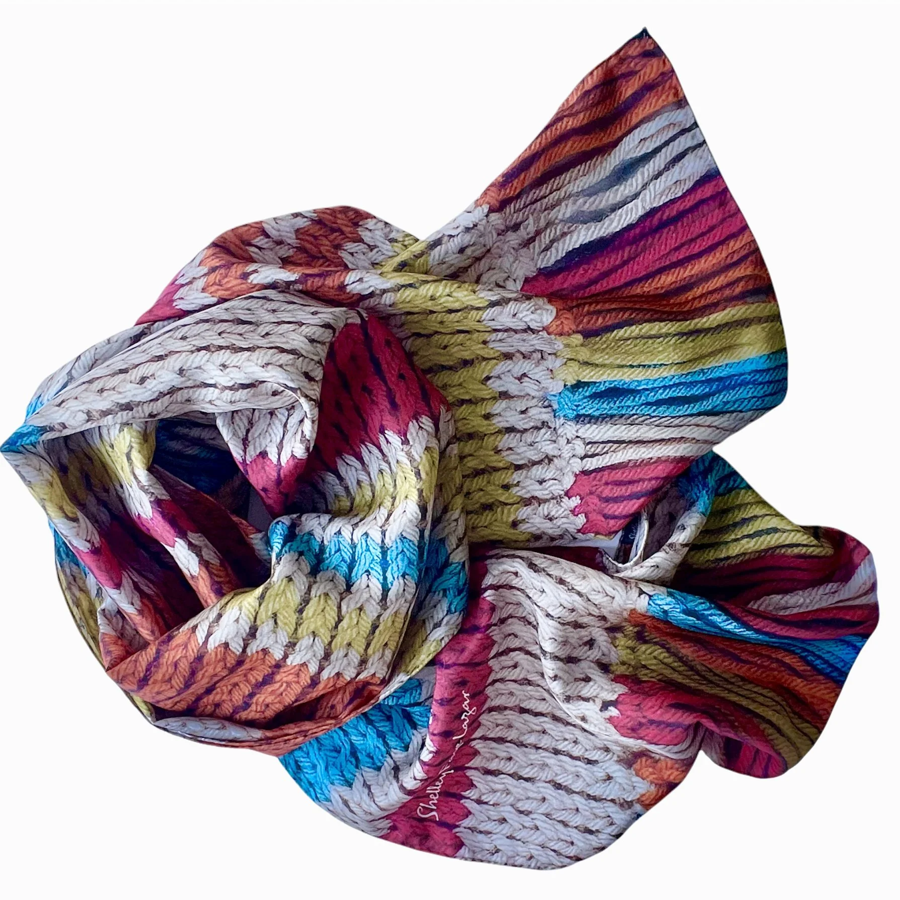 Habotai Silk Long Scarf TLL-003