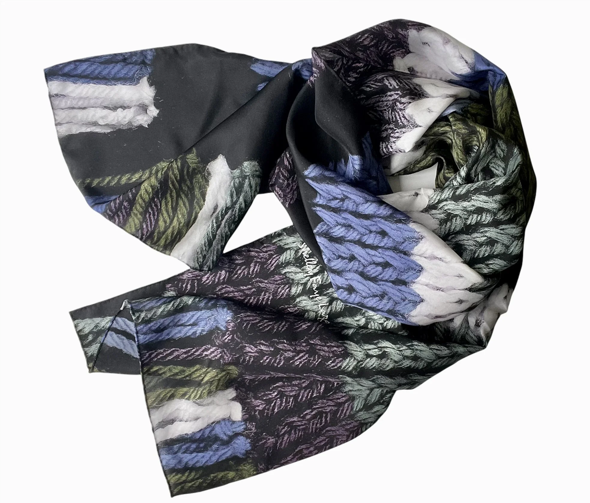 Habotai Silk Long Scarf TLL-006