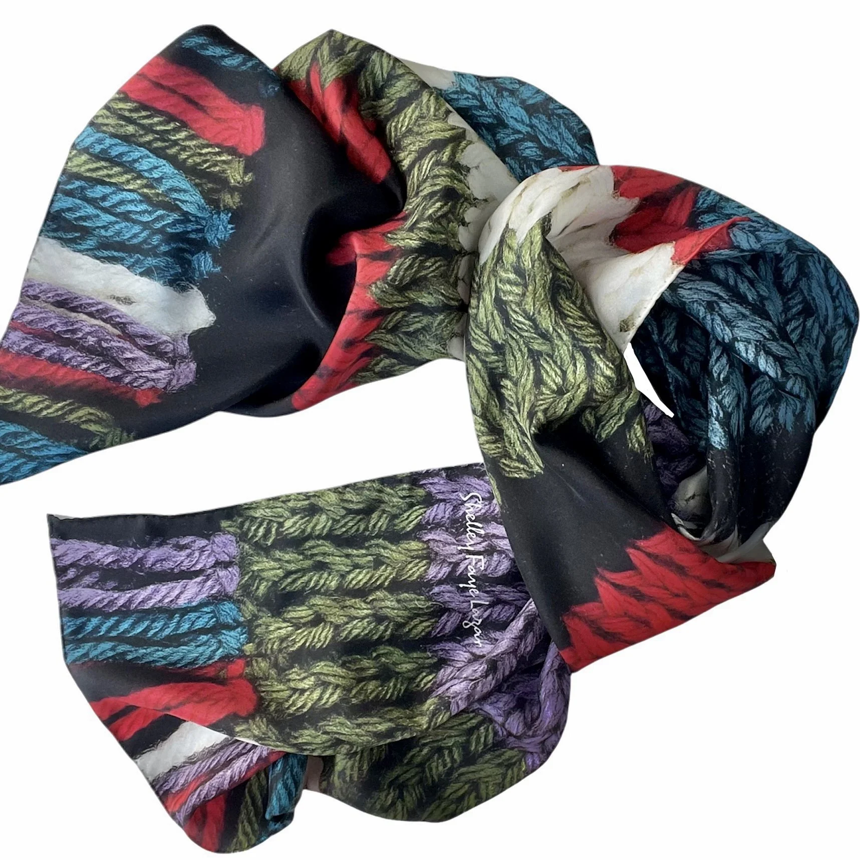 Habotai Silk Long Scarf TLL-005