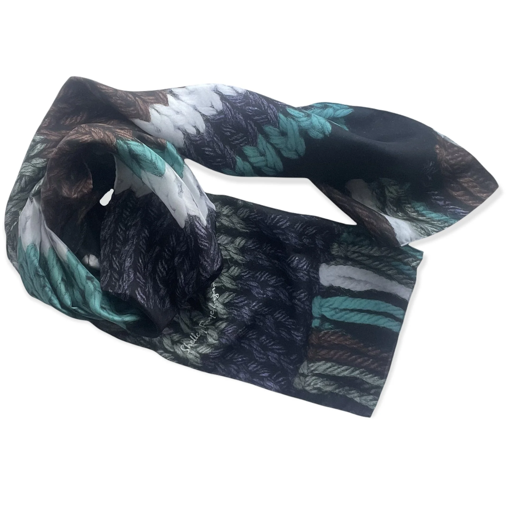 Habotai Silk Long Scarf TLL-007