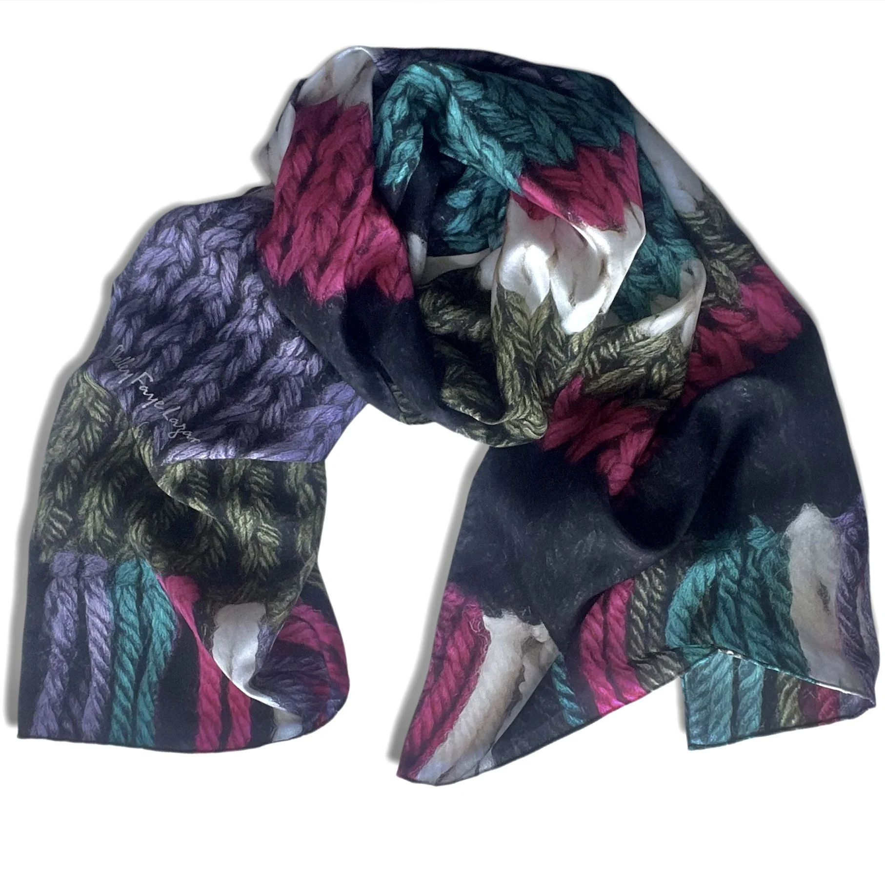 Habotai Silk Long Scarf TLL-008