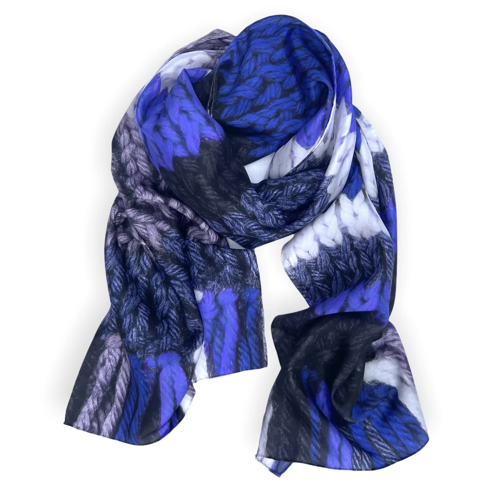 Habotai Long Silk Scarf TLL-012
