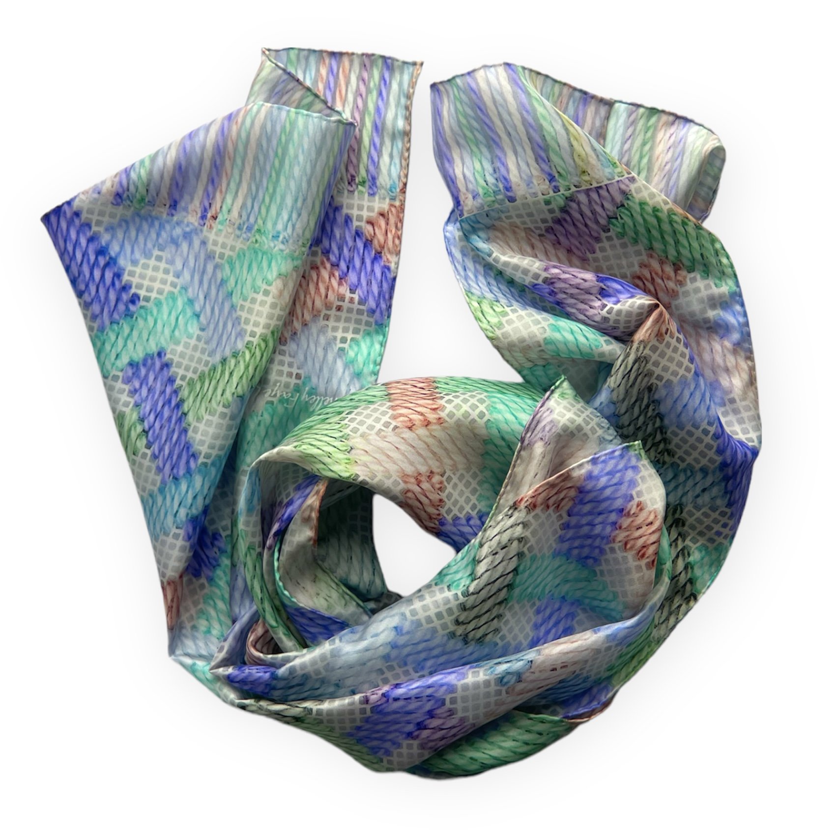 Habotai Long Silk Scarf TLL-031
