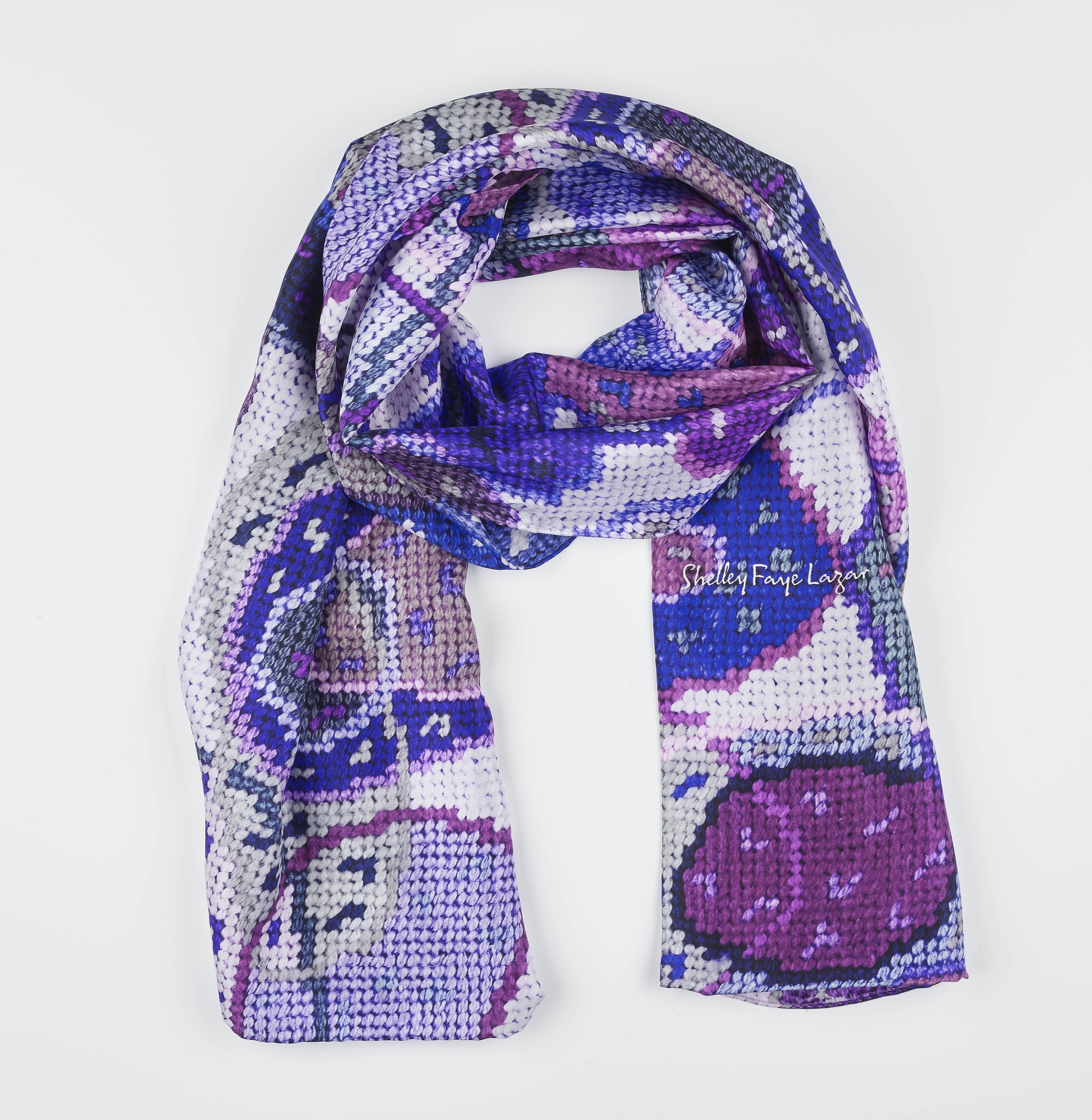 Habotai Long Silk Scarf TLL-044