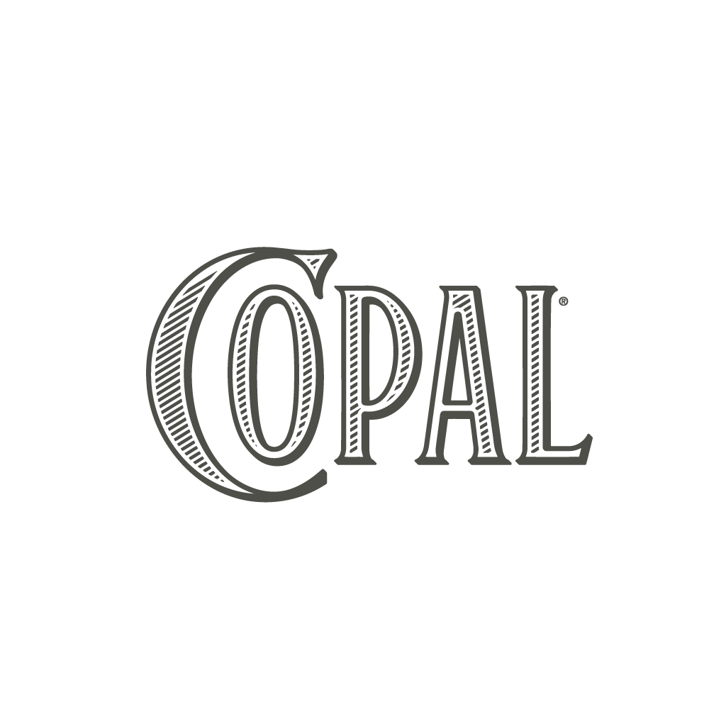 Black background with the word 'COPAL' in stylized, gray text.