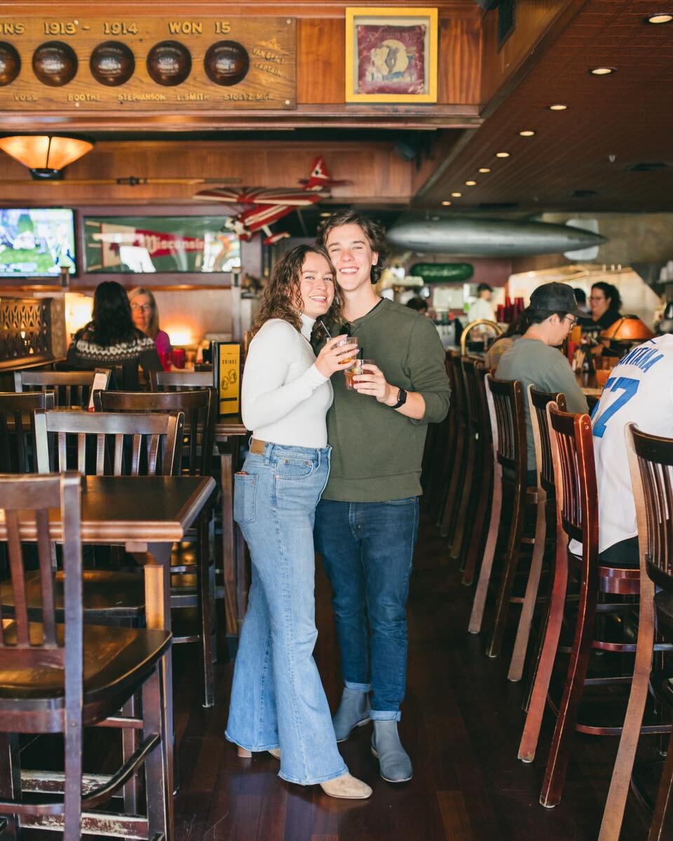 Love at first bite ❤️🍔! Engagement photos at the Dowry were an absolute treat! Congratulations to customers Kelsey &amp; Mason on their engagement! 💍
📸 credit: Bethany Maypole Studios Photography