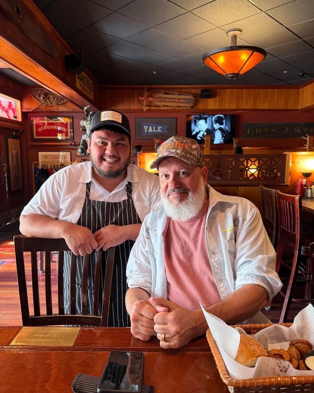 Thank you for visiting @davidcrossofficial ! Day maker for our staff. 💜🍔